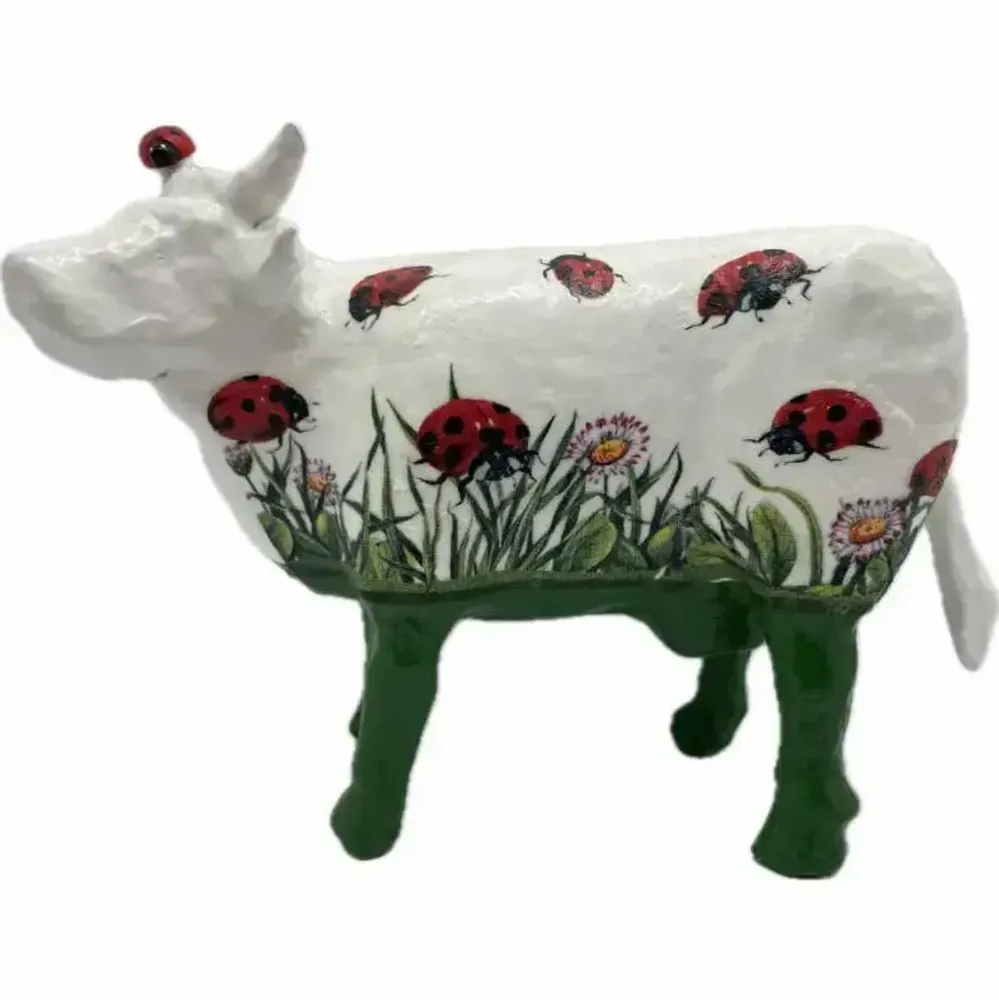 Objets design - Vache décorative la COWccinelle - VACHES ET COMPAGNIE