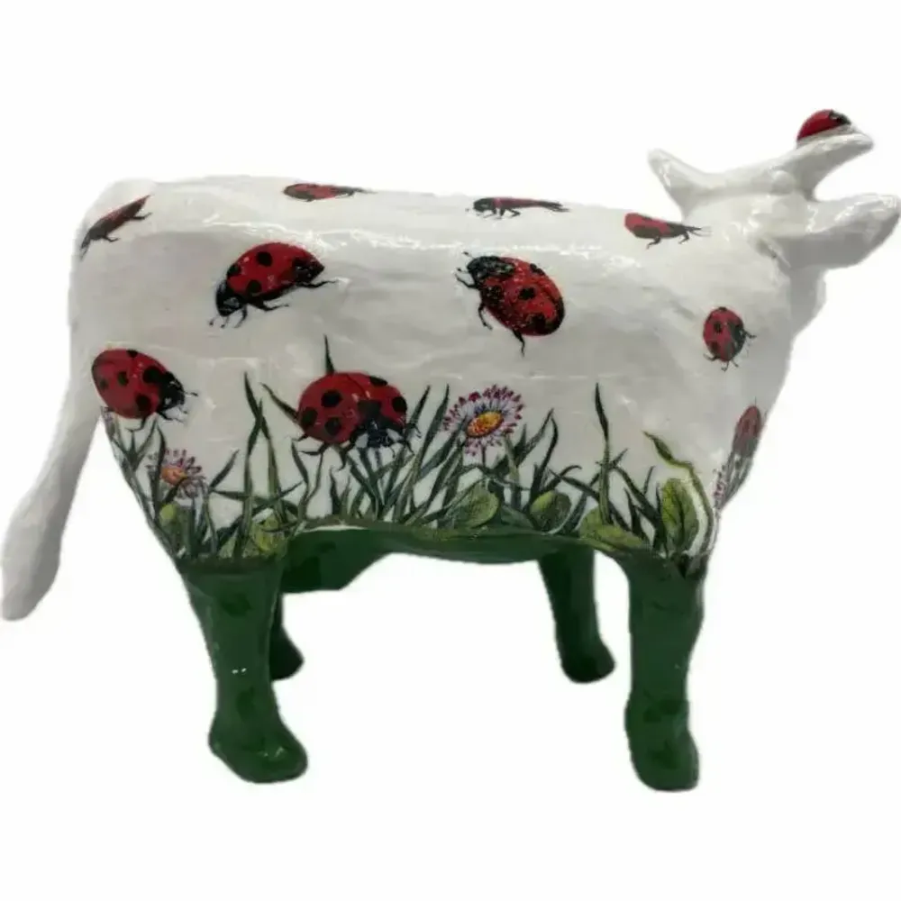 Objets design - Vache décorative la COWccinelle - VACHES ET COMPAGNIE