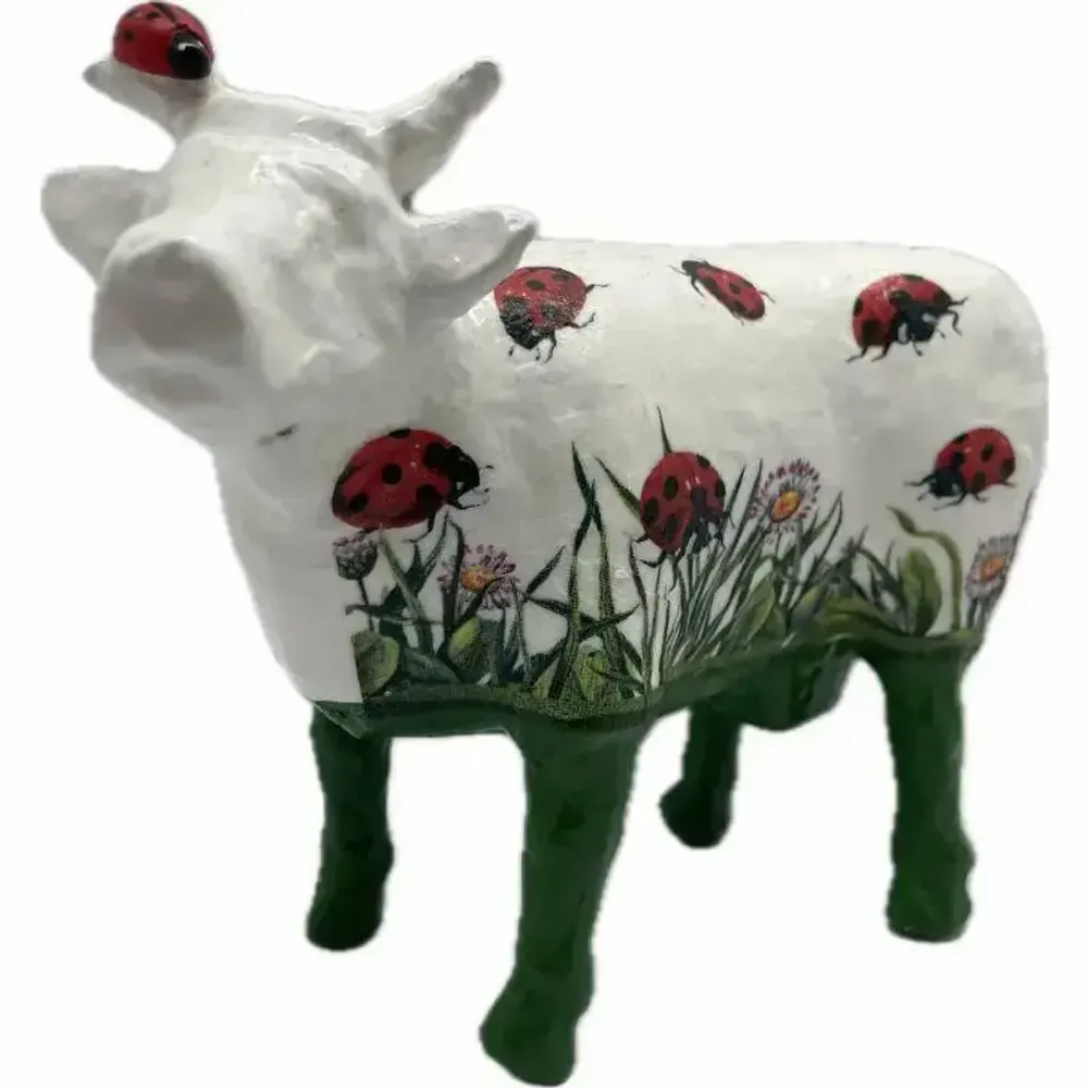 Objets design - Vache décorative la COWccinelle - VACHES ET COMPAGNIE