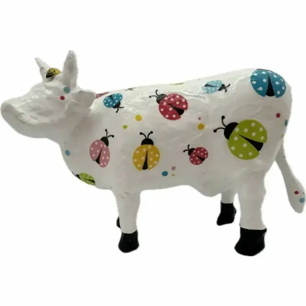 Objets design - Vache décorative la COWccinelle - VACHES ET COMPAGNIE