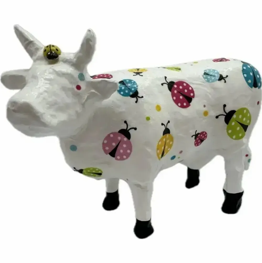 Objets design - Vache décorative la COWccinelle - VACHES ET COMPAGNIE