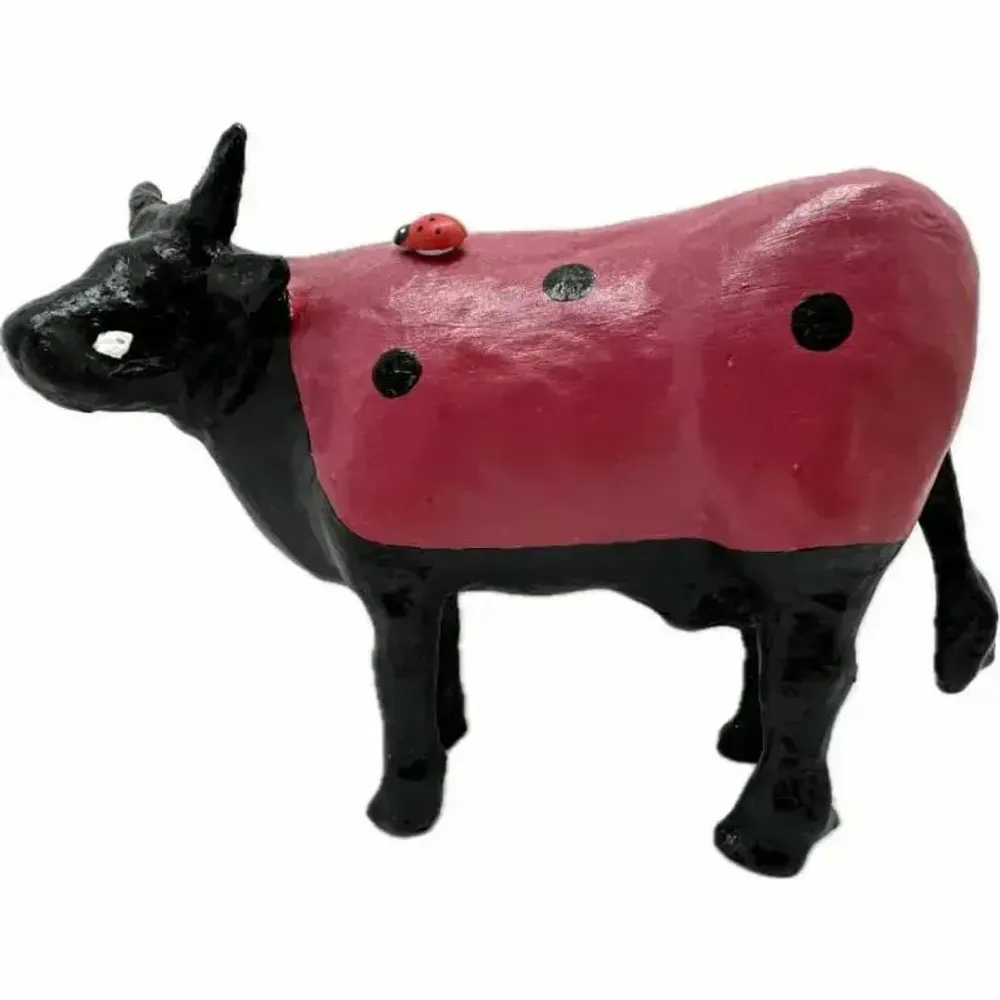 Objets design - Vache décorative la COWccinelle - VACHES ET COMPAGNIE