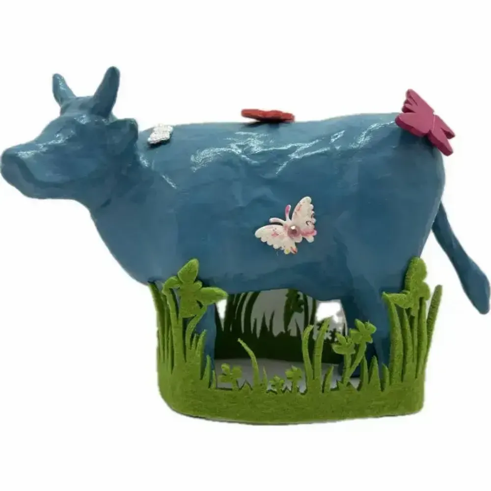 Design objects - Decorative cow the BuCOWlique - VACHES ET COMPAGNIE