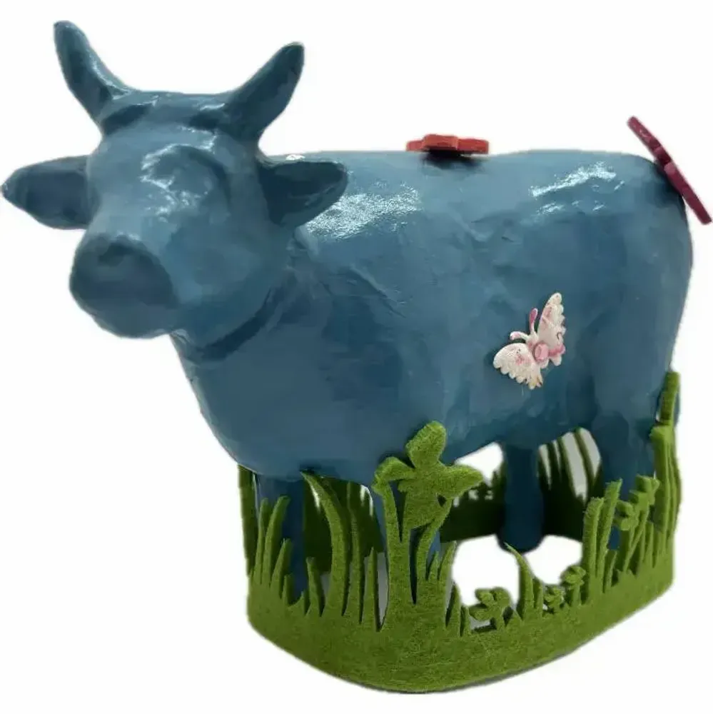 Design objects - Decorative cow the BuCOWlique - VACHES ET COMPAGNIE