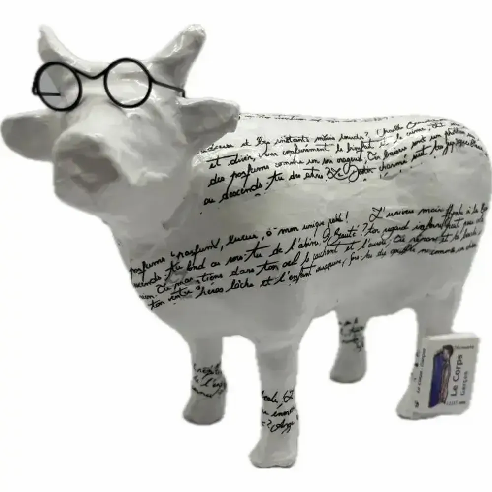 Objets design - Vache décorative la COWllégienne - VACHES ET COMPAGNIE
