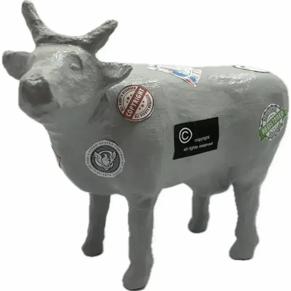 Objets design - Vache décorative la COWpyright - VACHES ET COMPAGNIE