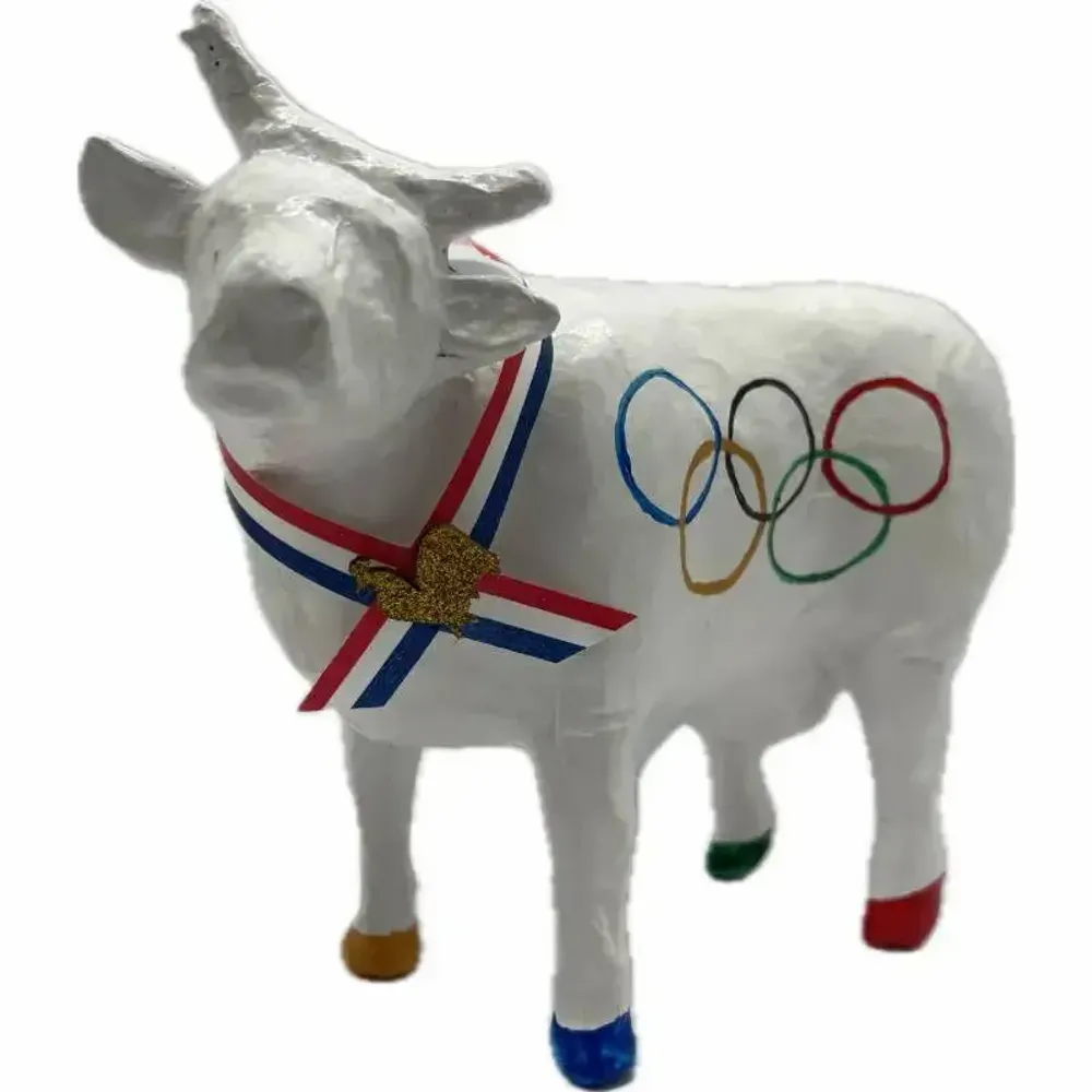 Objets design - Vache décorative La COWlympique - VACHES ET COMPAGNIE