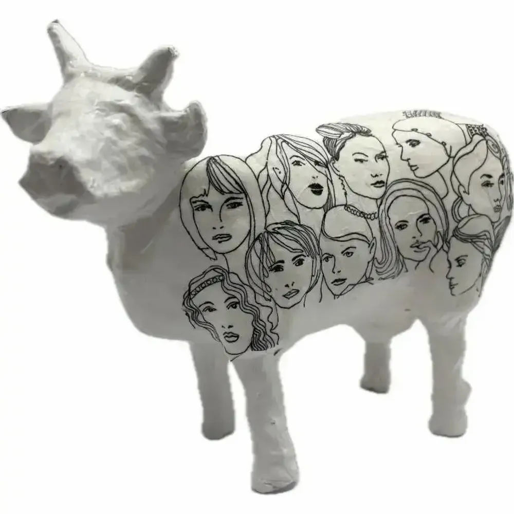 Objets design - Vache décorative la COWpine - VACHES ET COMPAGNIE