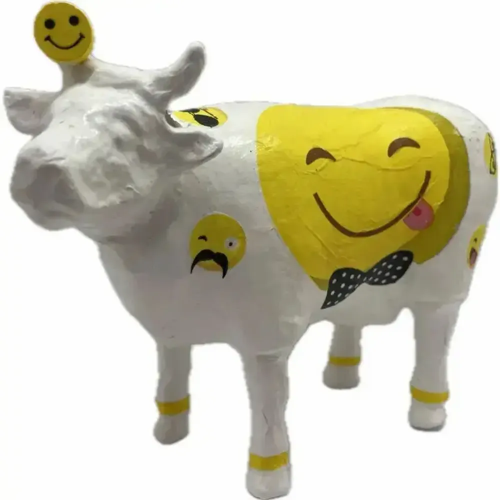 Objets design - Vache décorative l'EmotiCOWne - VACHES ET COMPAGNIE