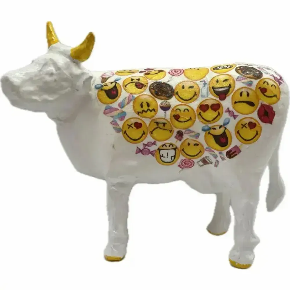 Objets design - Vache décorative l'EmotiCOWne - VACHES ET COMPAGNIE