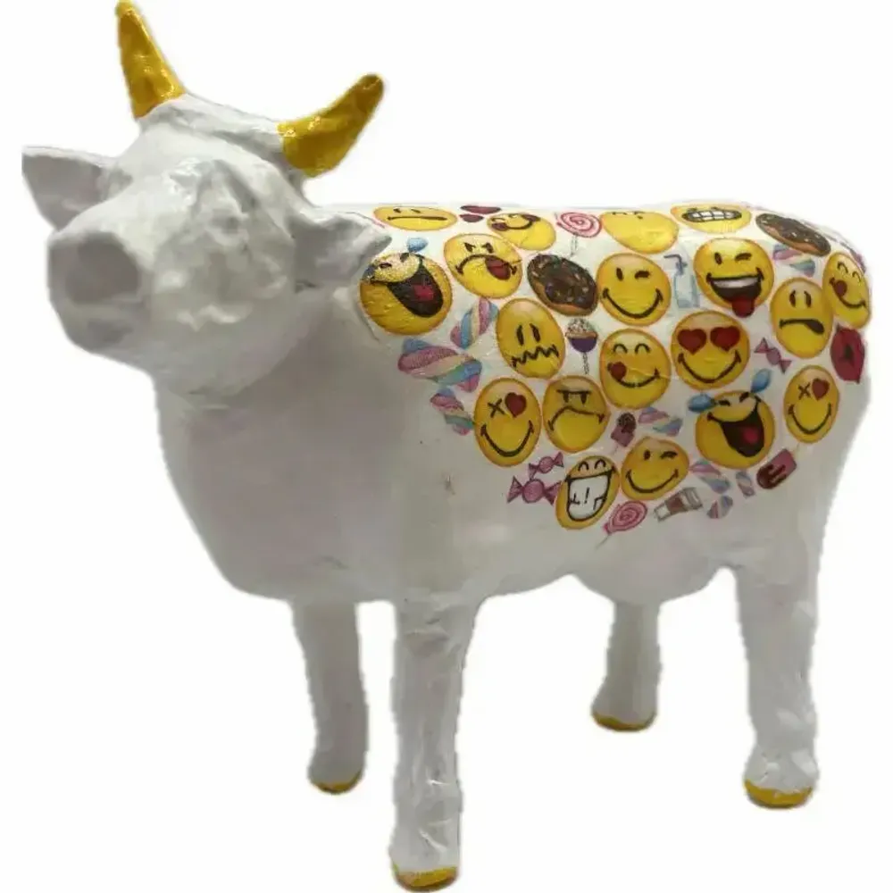 Objets design - Vache décorative l'EmotiCOWne - VACHES ET COMPAGNIE