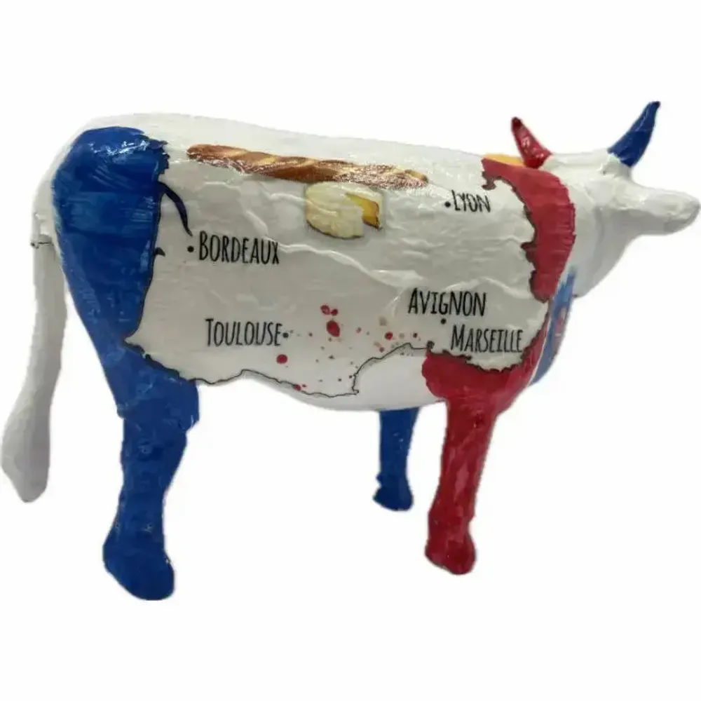 Objets design - Vache décorative la TriCOWlore - VACHES ET COMPAGNIE