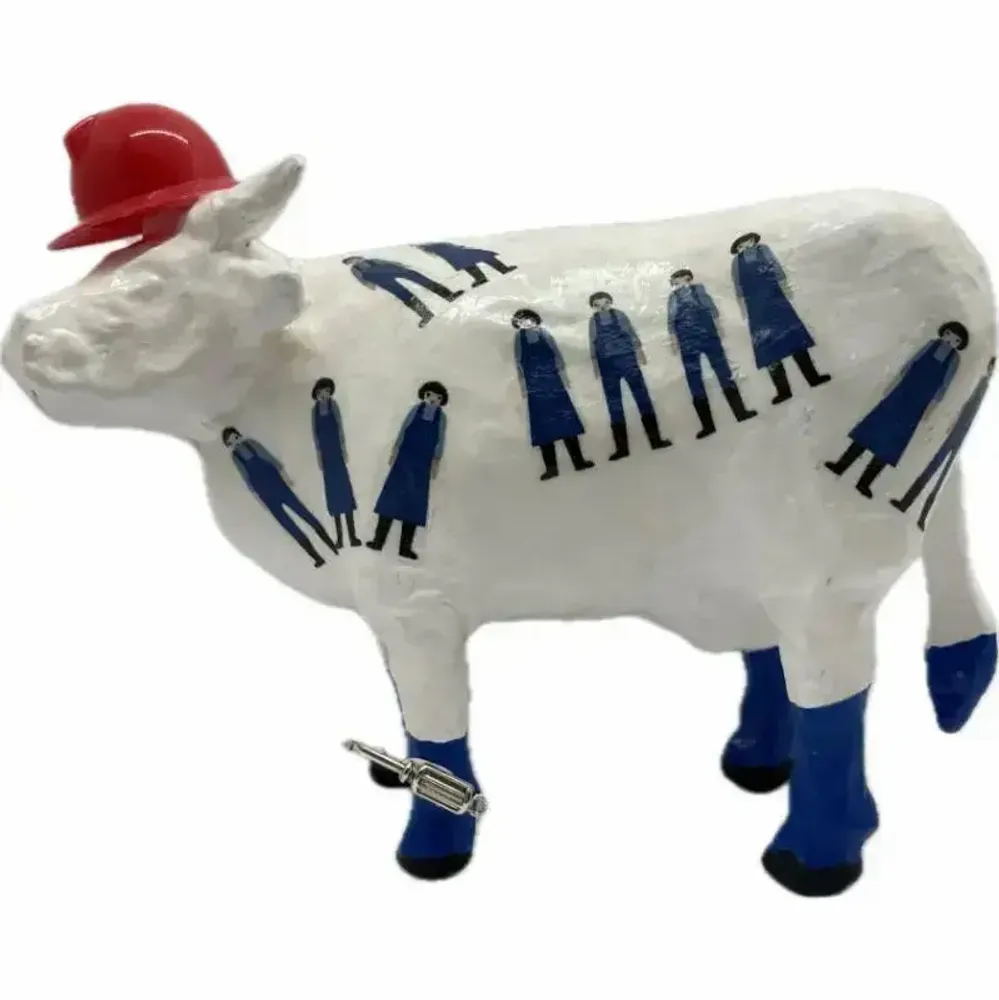 Objets design - Vache décorative la BriCOWleuse - VACHES ET COMPAGNIE