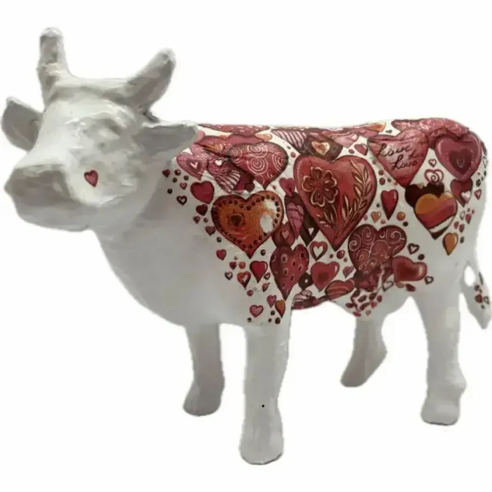 Objets design - Vache décorative la Cowte d'Amour - VACHES ET COMPAGNIE