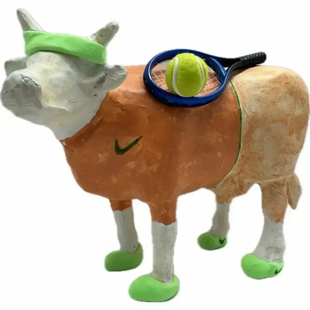 Objets design - Vache décorative l'Ex AeCOW - VACHES ET COMPAGNIE