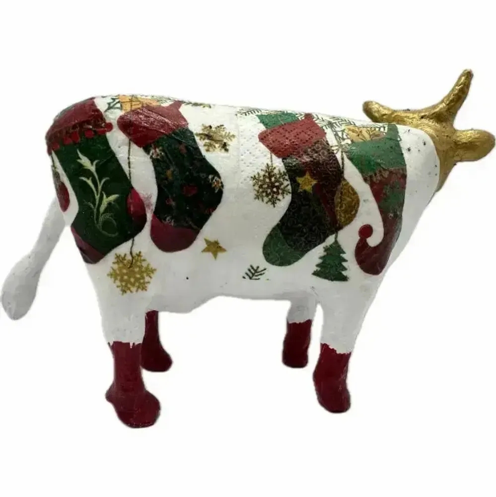 Objets design - Vache décorative la COW de Noël - VACHES ET COMPAGNIE