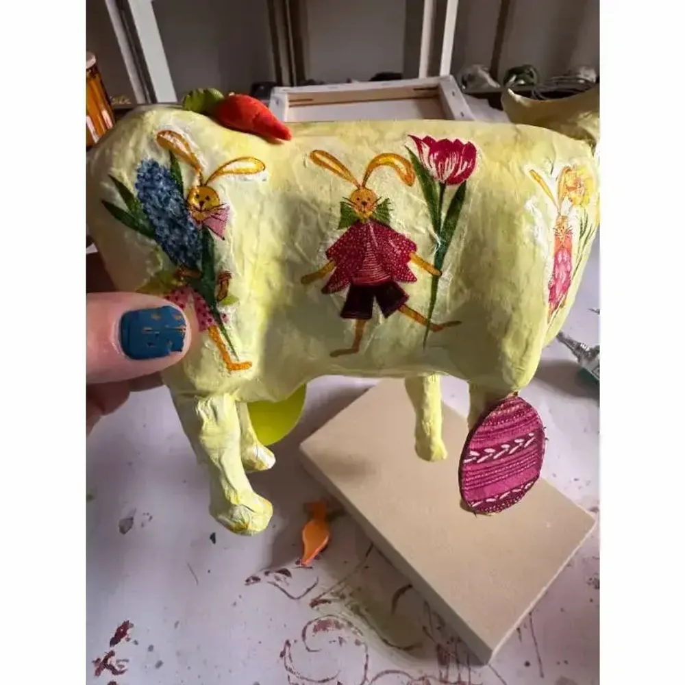 Design objects - Decorative cow the COWco Rabbit - VACHES ET COMPAGNIE