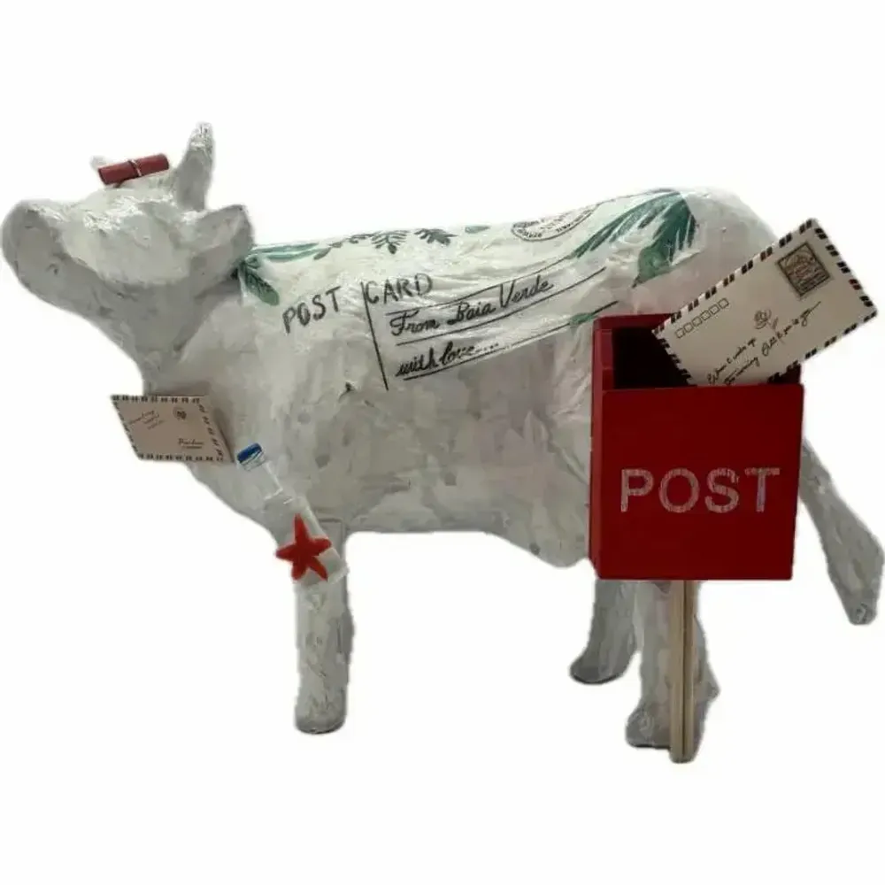 Objets design - Vache décorative la COWrrespondance - VACHES ET COMPAGNIE
