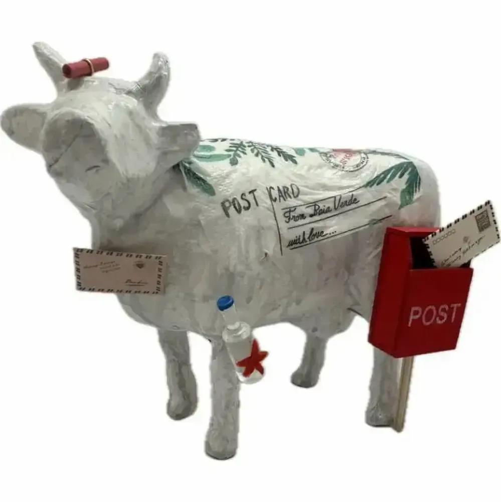 Objets design - Vache décorative la COWrrespondance - VACHES ET COMPAGNIE
