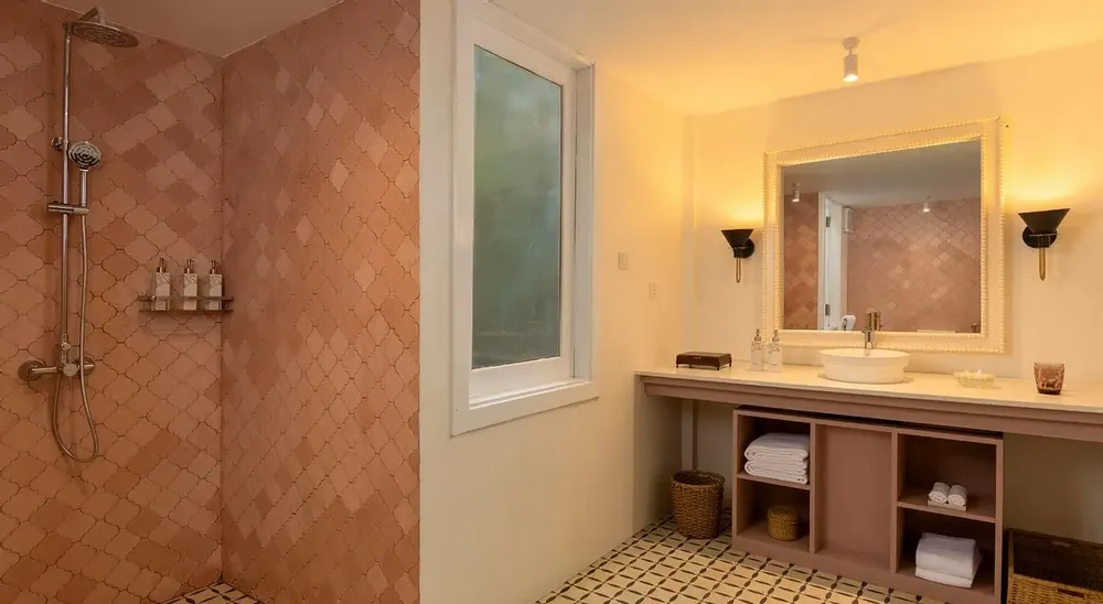 Cement tiles - Cast Cement Tiles - Arabesque Shape - ILOT COLOMBO