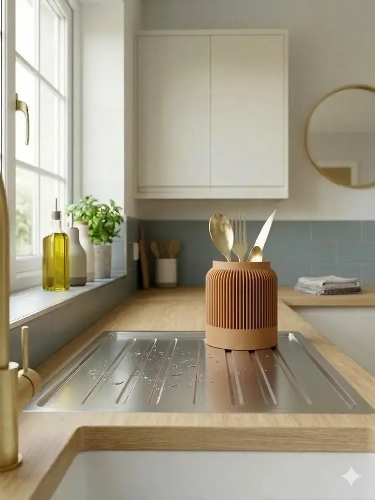 Couverts de service - Egouttoir pour couverts en 3D - CRÉA-TH