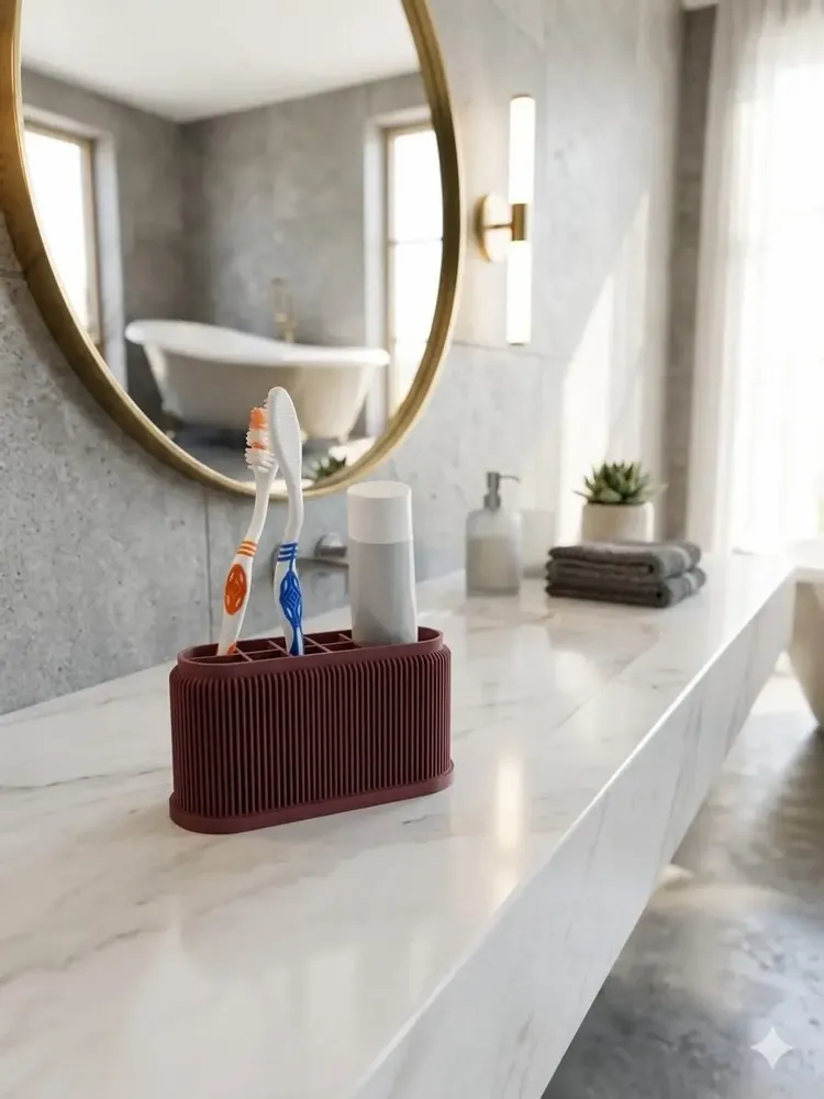 Accessoires à poser - Porte-brosses à dents - CRÉA-TH