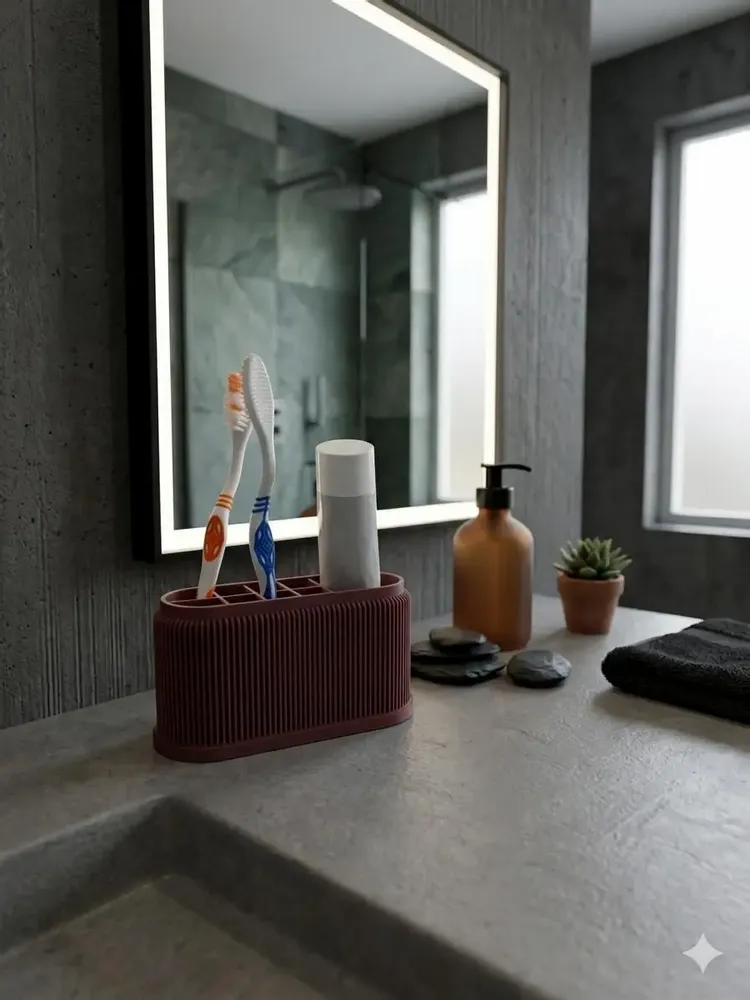 Accessoires à poser - Porte-brosses à dents - CRÉA-TH