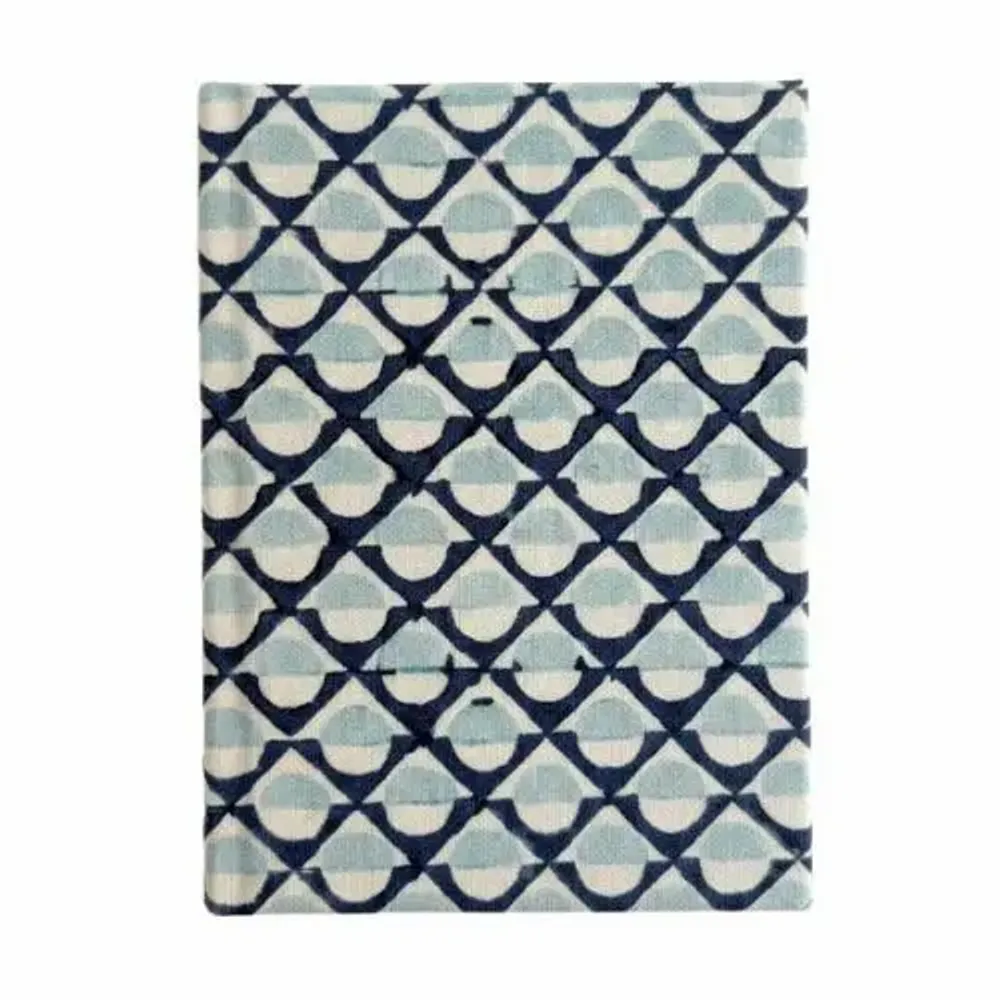 Stationery - Hand Block Printed Sustainable Journal Notebook - A5 - CASA AMAROSA