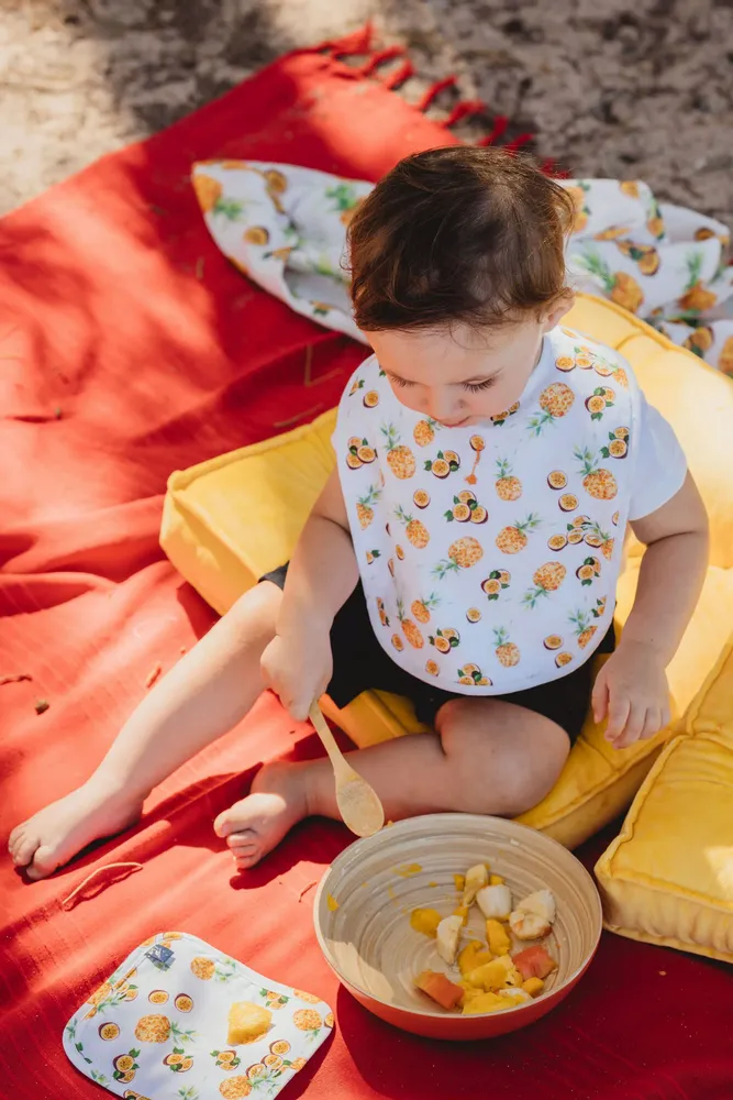 Homewear - Bib - Pineapple and Passion Fruit - POP ET SES FRÈRES