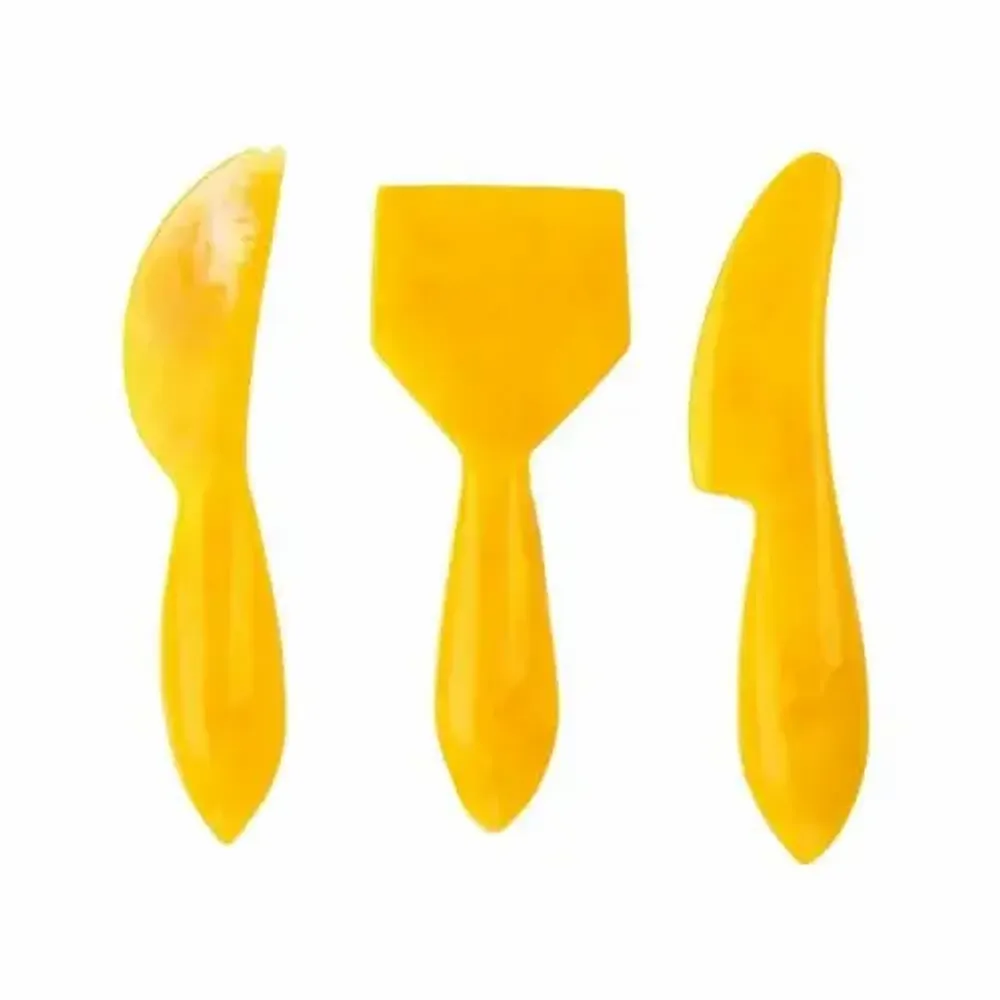 Couteaux - Ensemble de couteaux à fromage en résine (ensemble de 3) - 6 pouces - CASA AMAROSA