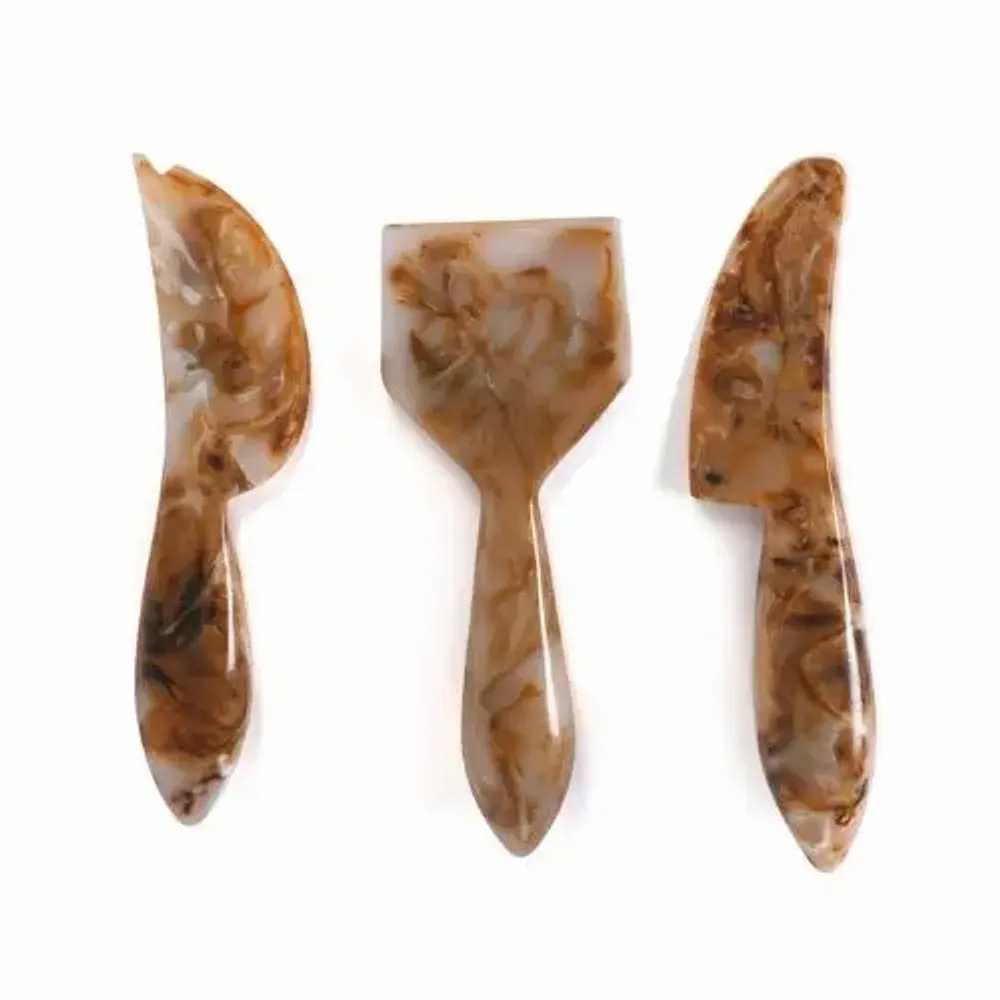 Couteaux - Ensemble de couteaux à fromage en résine (ensemble de 3) - 6 pouces - CASA AMAROSA