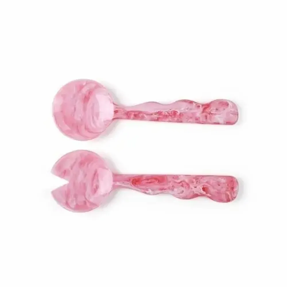 Ustensiles de cuisine - Serveur à salade en résine, vanille, 12,40 x 3,93 pouces - CASA AMAROSA