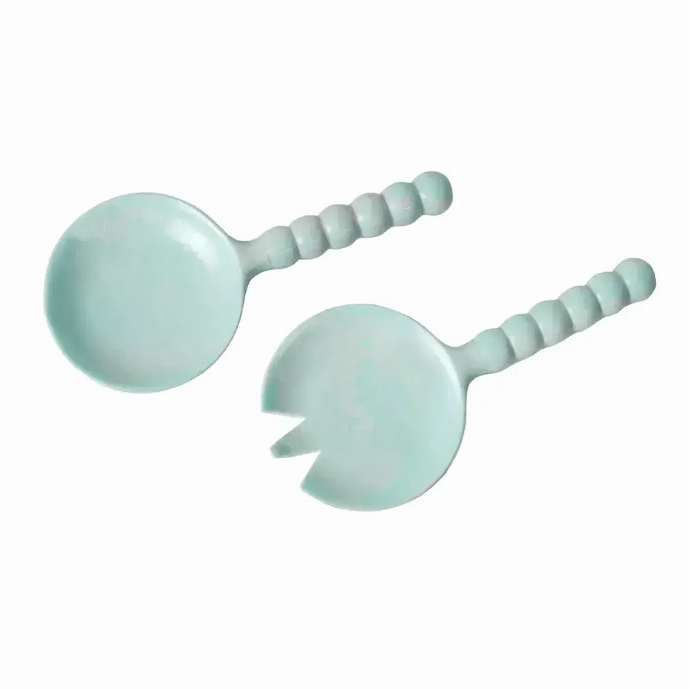 Ustensiles de cuisine - Serveur à salade en résine, rose (lot de 2), 4,10 x 8,75 pouces - CASA AMAROSA