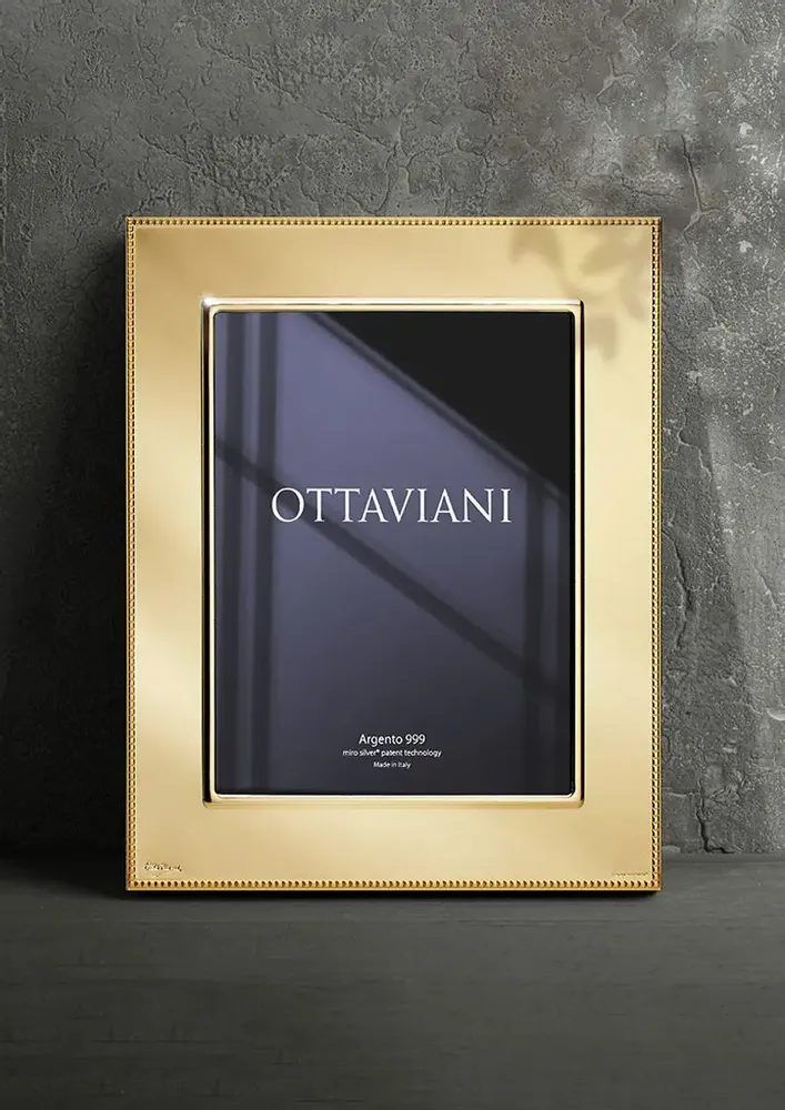 Design objects - Photoframe Miro-silver "Classical" Gold - OTTAVIANI