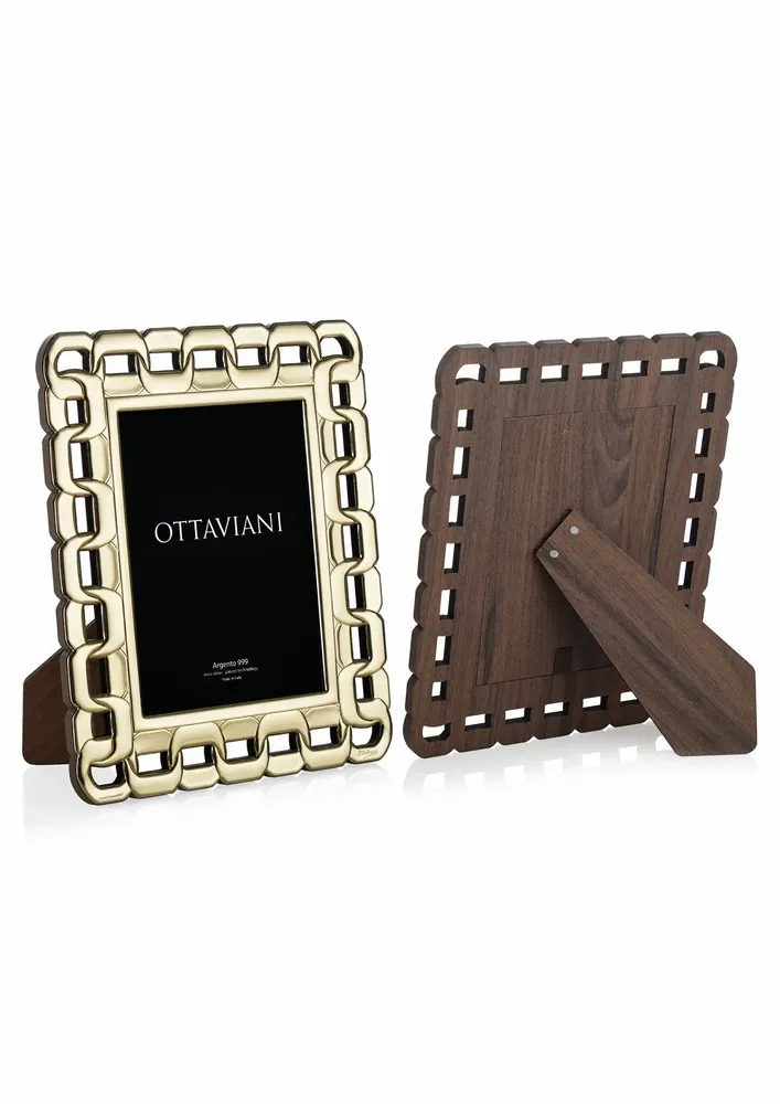 Design objects - Photo frame Miro Silver "Maglia" - OTTAVIANI