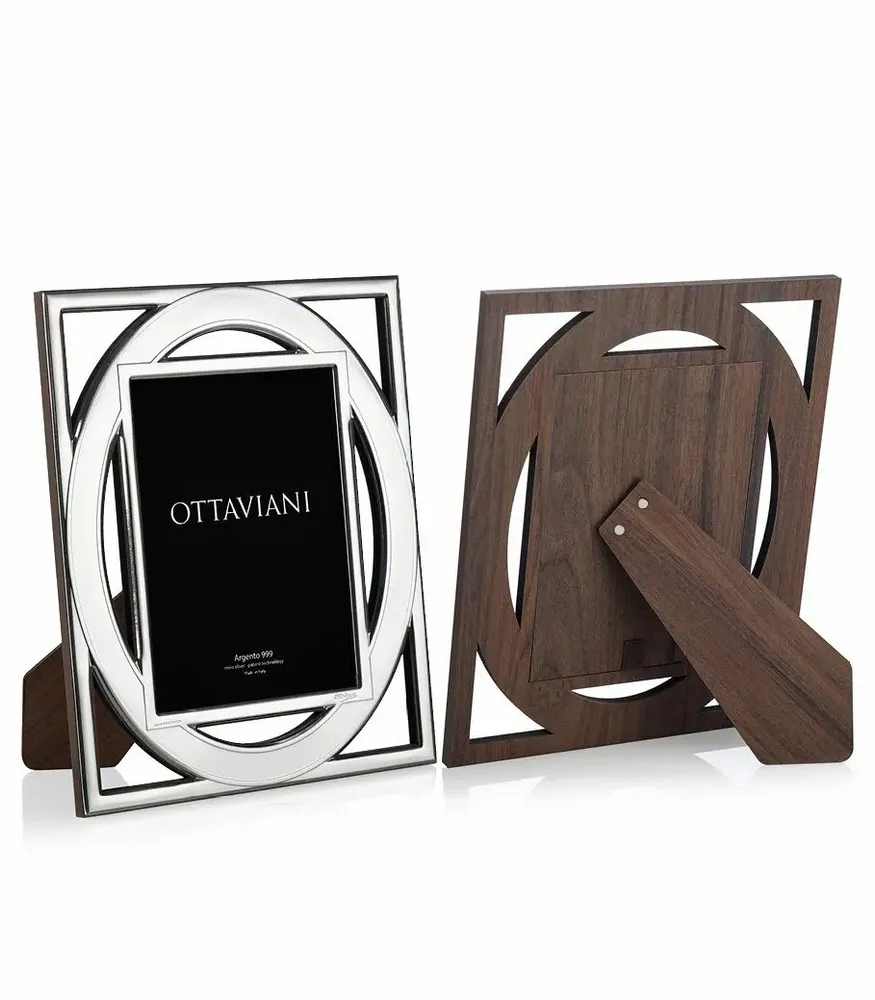 Objets design - Cadre photo Miro Argent "O di Ottaviani" - OTTAVIANI