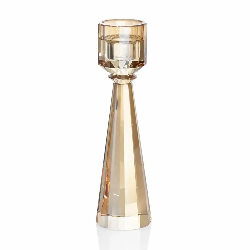 Objets design - Bougeoir en cristal coloré - OTTAVIANI