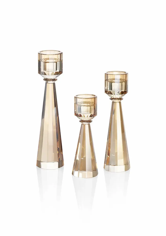 Objets design - Bougeoir en cristal coloré - OTTAVIANI