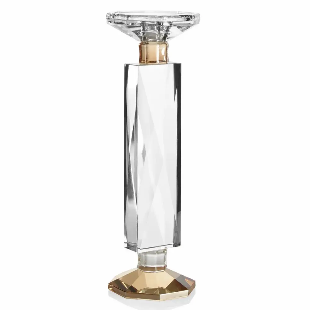 Objets design - Bougeoir en cristal coloré - OTTAVIANI