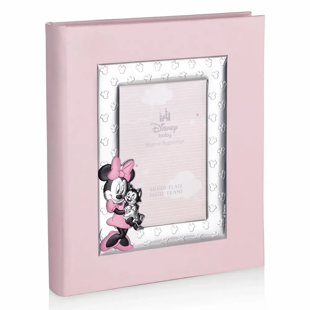 Objets design - Album photo cadre Miro Silver collection Disney « Minnie avec chiot » - OTTAVIANI