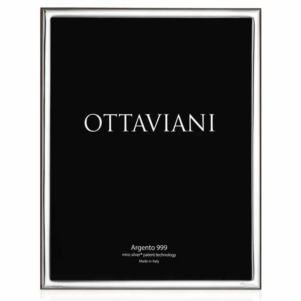 Objets design - Cadre photo Miro argenté « Minimaliste » - OTTAVIANI