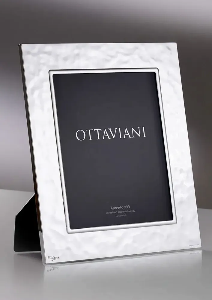 Design objects - Photoframe Miro-silver "Material" Gold - OTTAVIANI
