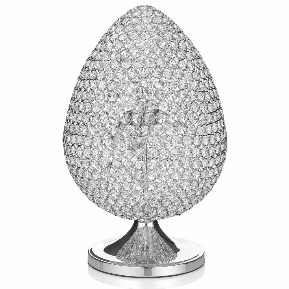 Design objects - Lamp in metal and crystals "The egg of diamond" - OTTAVIANI