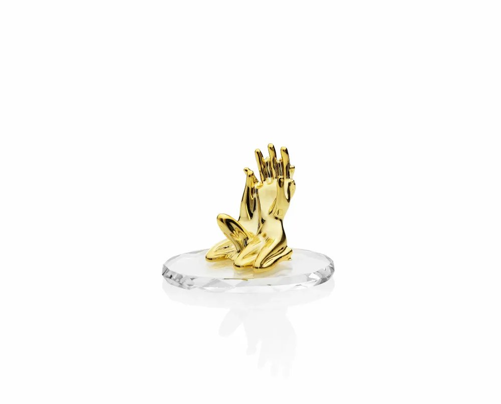 Objets design - Sculpture en argent « Édition spéciale Amour » et or - OTTAVIANI
