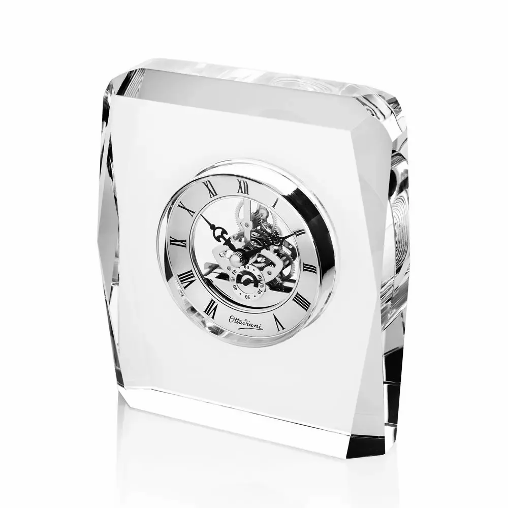 Design objects - Crystal clock - OTTAVIANI