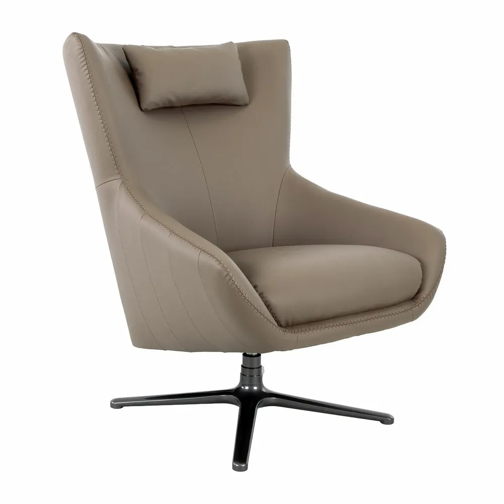 Fauteuils - Fauteuil pivotant en simili-cuir - ANGEL CERDÁ
