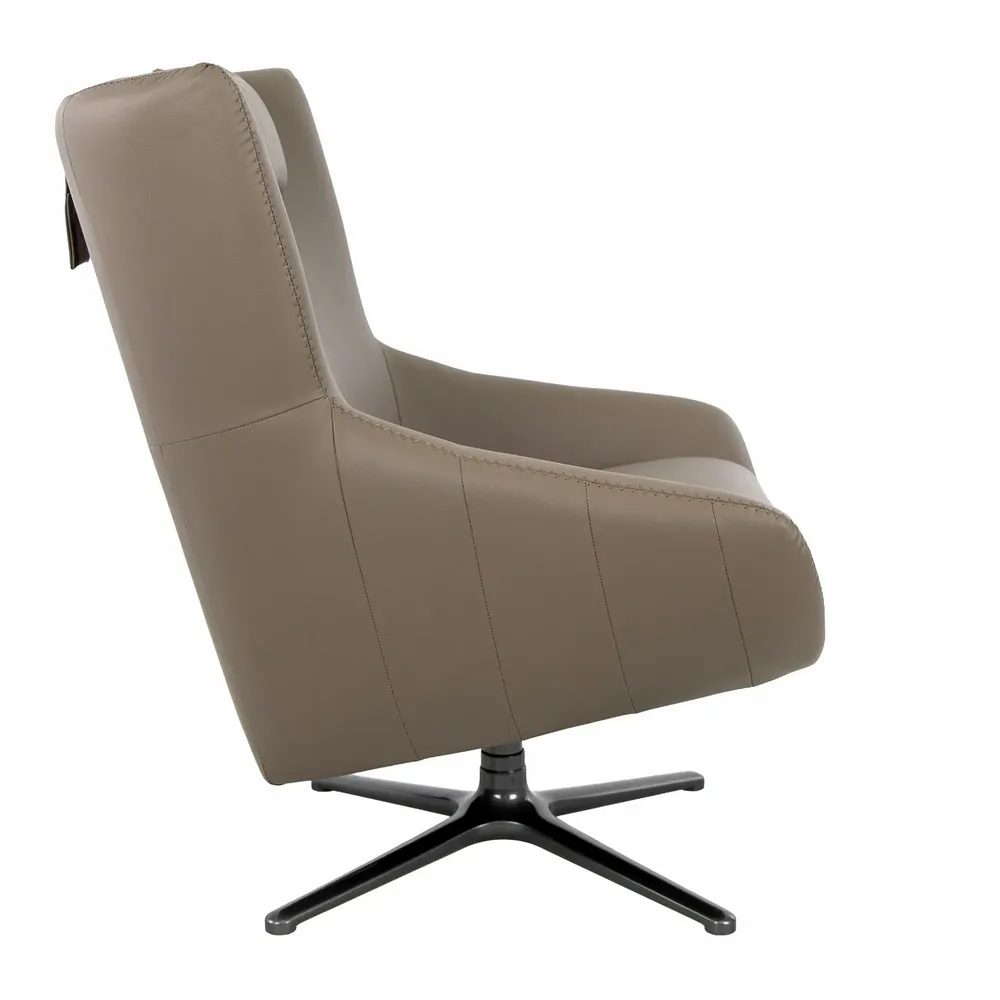 Fauteuils - Fauteuil pivotant en simili-cuir - ANGEL CERDÁ