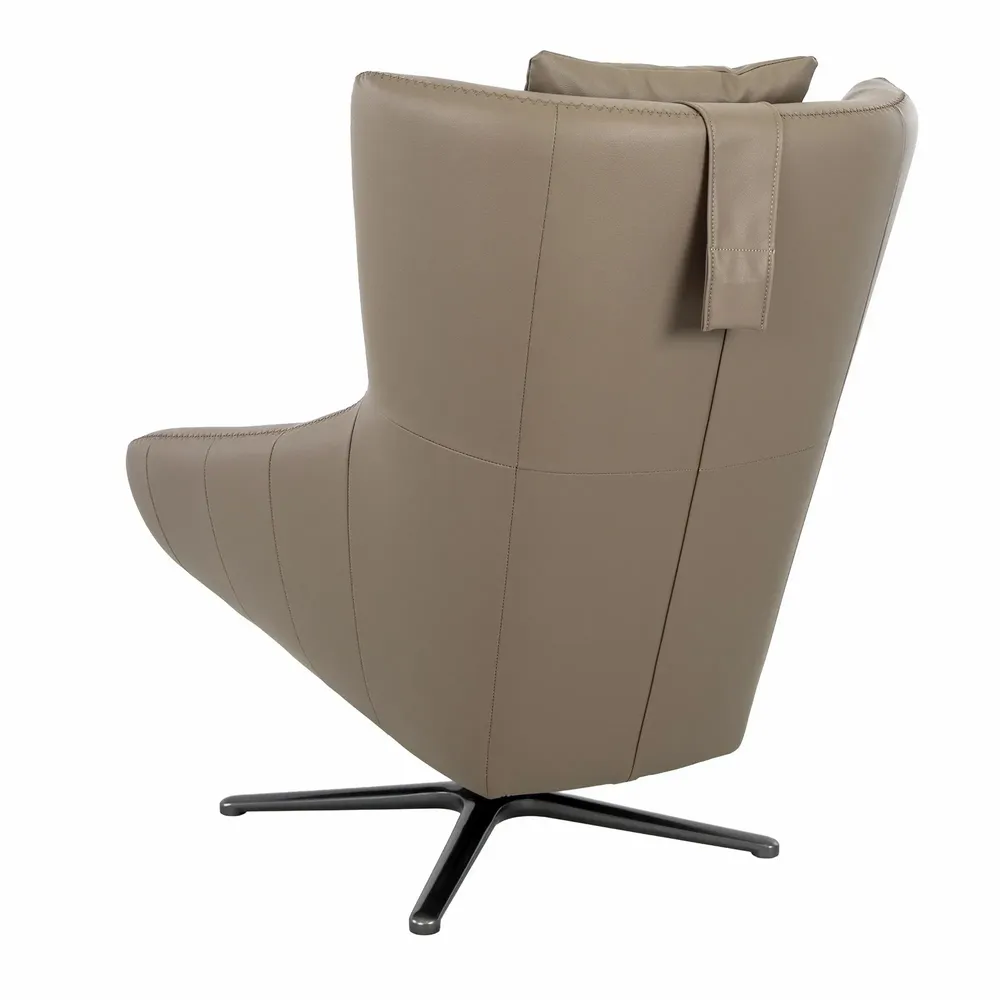 Fauteuils - Fauteuil pivotant en simili-cuir - ANGEL CERDÁ