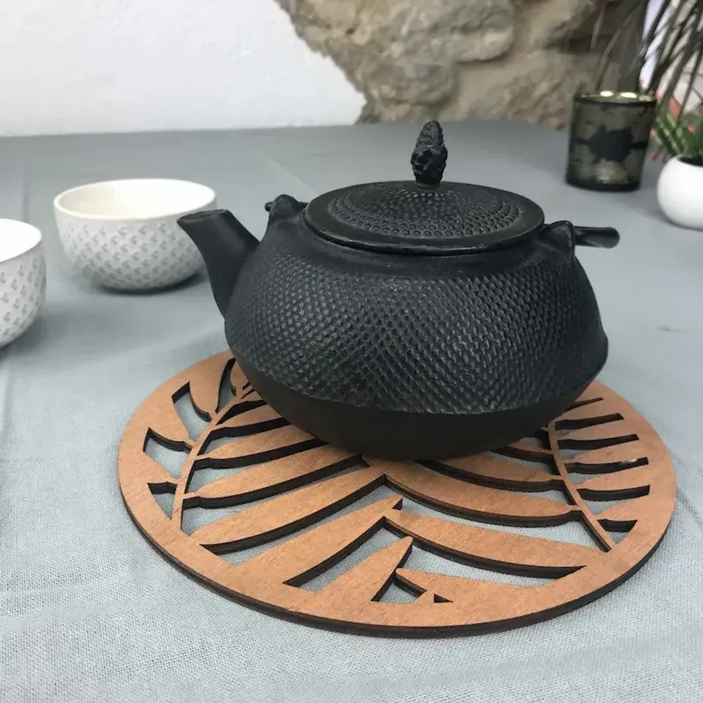 Objets de décoration - Dessous de plat - Fougère dorée - LA COUR DU JUCH