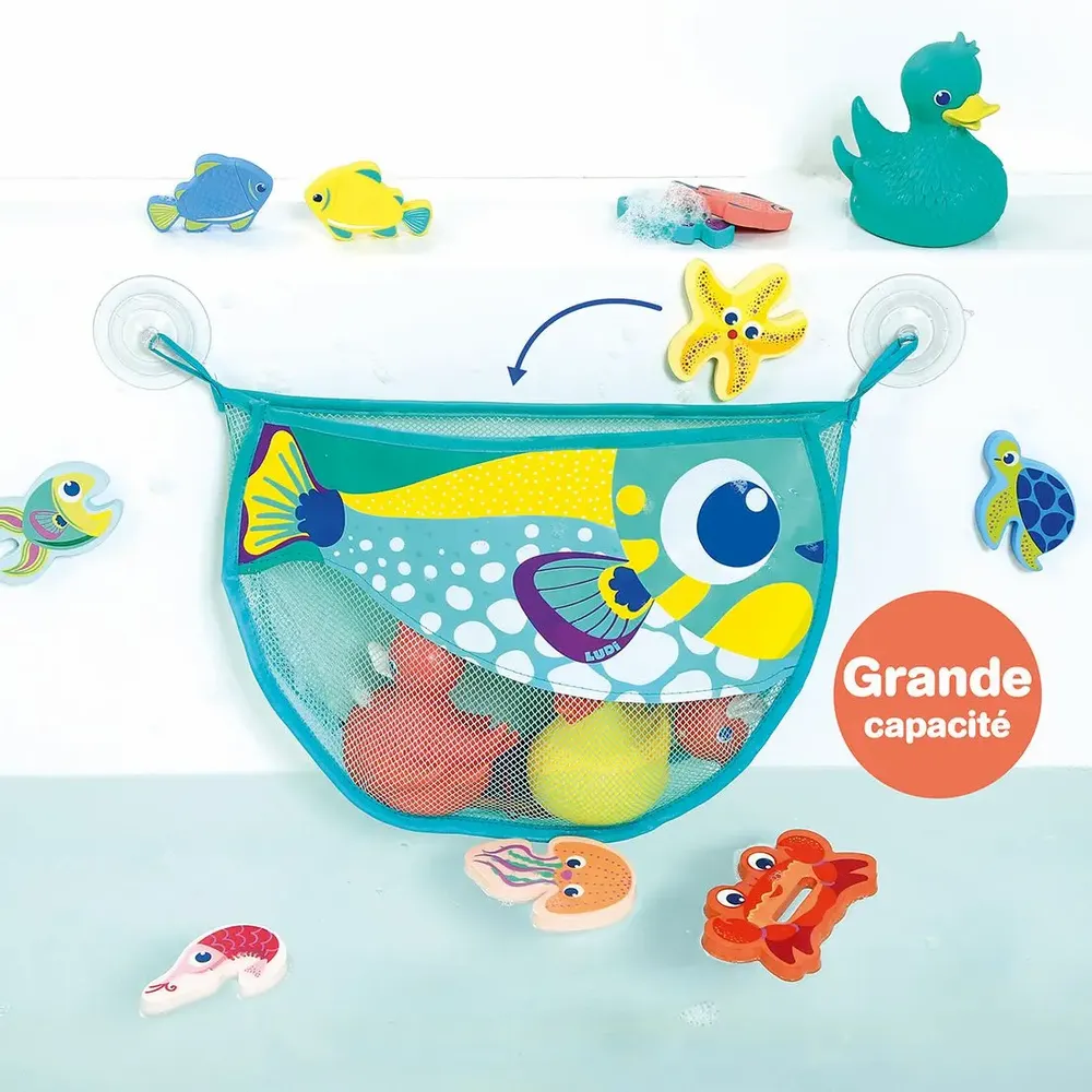 Accessoires enfants - Filet de bain poisson XXL - LUDI